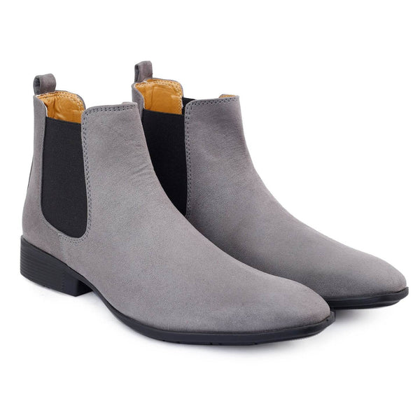 Men's Wedding Wear Chelsea Suede Boots – Elegant Stylish Choice - JACK MARC
