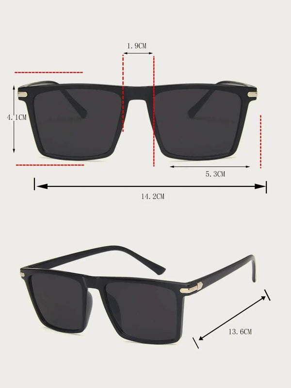 Men's Black Square - SunglassesMart