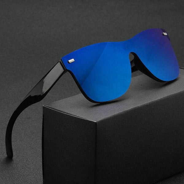 Mirror Rimless Square Sunglasses - SunglassesMart