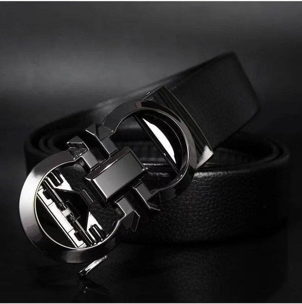 LuxeStride: Men's Exquisite Designer Belt - SunglassesMart