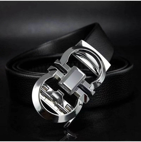 LuxeStride: Men's Exquisite Designer Belt - SunglassesMart