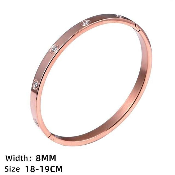 Lustrous Cubic Zirconia Cuff - SunglassesMart