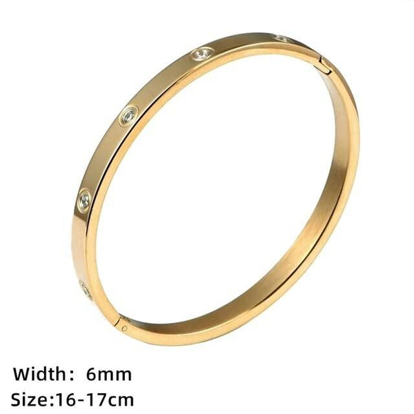 Luxe Titanic Crystal Cuff - SunglassesMart