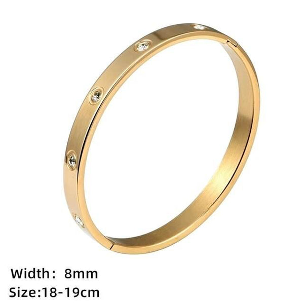 Luxe Titanic Crystal Cuff - SunglassesMart