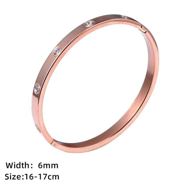 Lustrous Cubic Zirconia Cuff - SunglassesMart