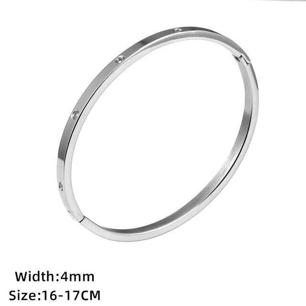 Luxe Titanic Crystal Cuff - SunglassesMart