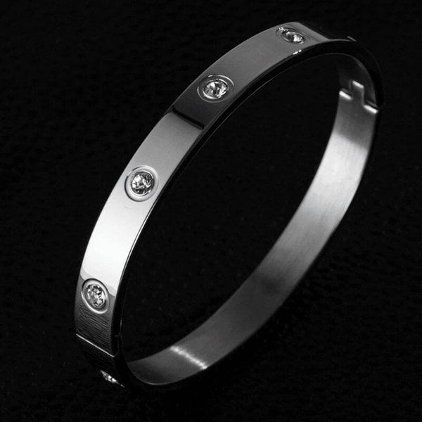 Luxe Titanic Crystal Cuff - SunglassesMart