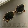 Retro Oval Metal Glasses – Casual Summer Eyewear