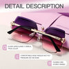 Chic Rimless Women's Glasses with Case – Simple, Retro & Elegant - SunglassesMart