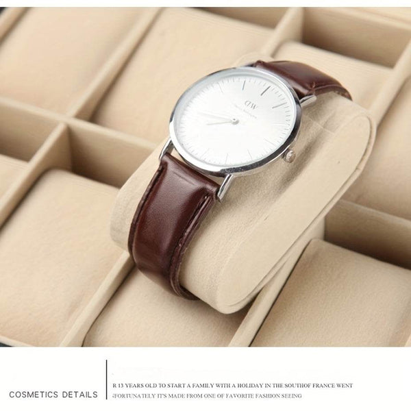 Leather Lockable Watch & Jewelry Storage Box - SunglassesMart
