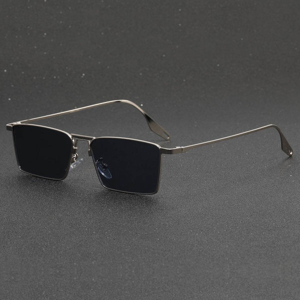 Men's Fashion Copper Alloy Rectangular Glasses - SunglassesMart