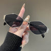Women’s Retro Rhombus Punk Hip-Hop Metal Frame Fashion Glasses - SunglassesMart
