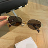 Retro Oval Metal Glasses – Casual Summer Eyewear