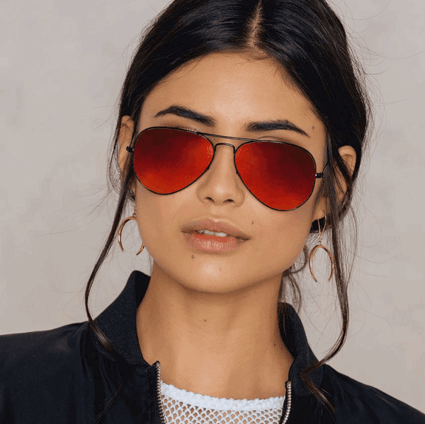 Pilot Orange Mercury Sunglasses - SunglassesMart
