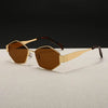 Women’s Retro Rhombus Punk Hip-Hop Metal Frame Fashion Glasses - SunglassesMart