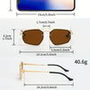 American Fashion Oval Square Sunglasses - SunglassesMart