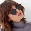 Leopard Print Round Sunglasses - SunglassesMart