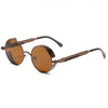 Classic Round Steampunk Glasses - SunglassesMart