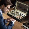 Leather Lockable Watch & Jewelry Storage Box - SunglassesMart