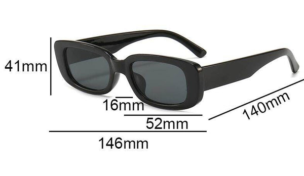 Lucas Yellow Rectangle - SunglassesMart