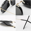 Fashion Round Metal Frame Mirror Sunglasses - SunglassesMart