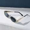 Retro Oval Metal Glasses – Casual Summer Eyewear
