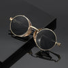 Men's Antique Steampunk Round Flip-Up Glasses - SunglassesMart