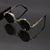 Men's Antique Steampunk Round Flip-Up Glasses - SunglassesMart