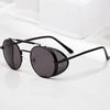 Double Bridge Steampunk Vintage Cap Sunglasses - SunglassesMart