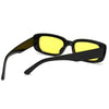 Lucas Yellow Rectangle - SunglassesMart
