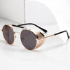 Double Bridge Steampunk Vintage Cap Sunglasses - SunglassesMart