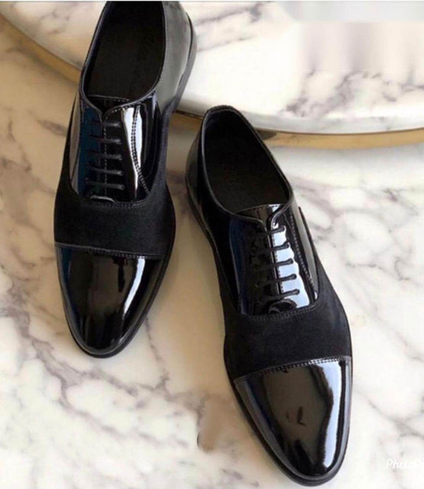 Elegant And Classy Shiny Formal Suede Shoes - SunglassesMart