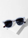 The Tea Oval Black Sunglass - SunglassesMart