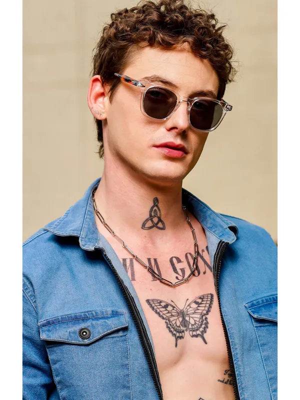 The Tea Oval Black Sunglass - SunglassesMart