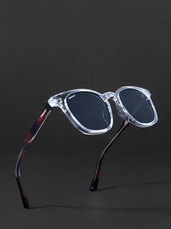 The Tea Oval Black Sunglass - SunglassesMart