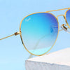 Pilot Ocean Blue Reflector - SunglassesMart