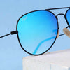Black Ocean Blue Reflector - SunglassesMart