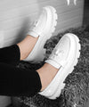 Vegan Leather Trendy Slip-On Sneakers for Men | British Casual Loafers