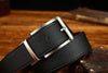 Italian Genuine Leather Men's Belt with Pin Buckle - SunglassesMart