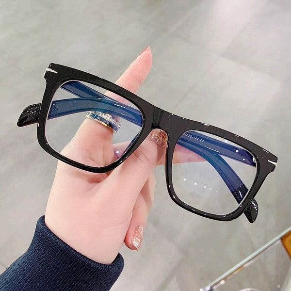 Antiblue Black Square Eyeglasses - SunglassesMart