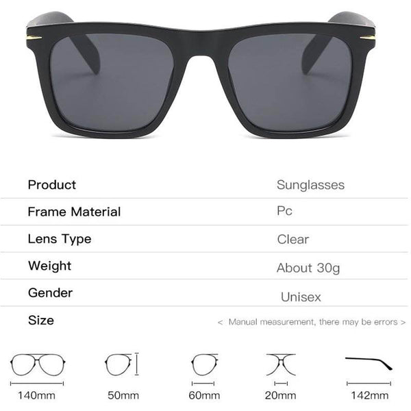 Antiblue Black Square Eyeglasses - SunglassesMart