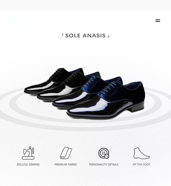 Business Office Man Suede Formal Shoes - SunglassesMart