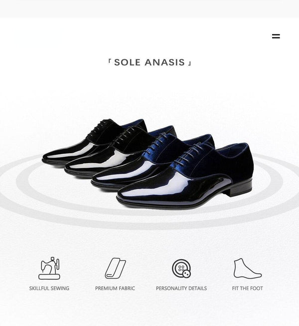 Men Antiwrinkle Lace up Shoes - SunglassesMart