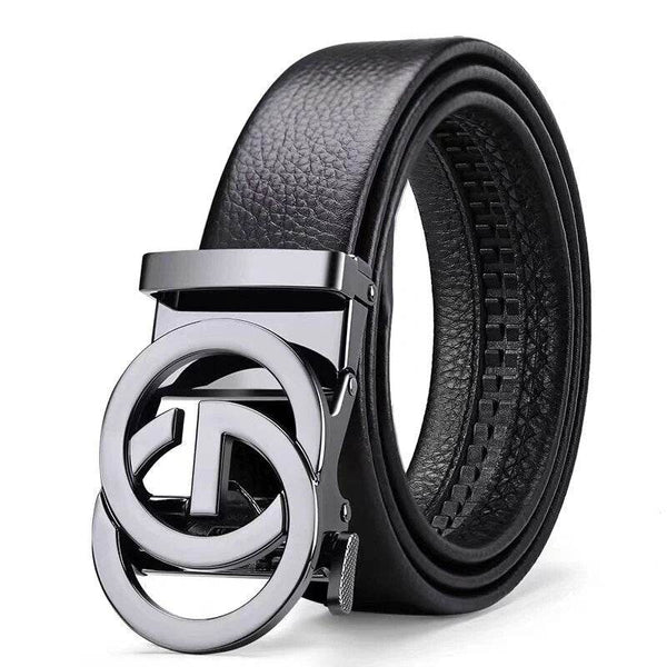 Sunglasses Mart Men's Automatic Leather Business Vintage Designer Belt - SunglassesMart