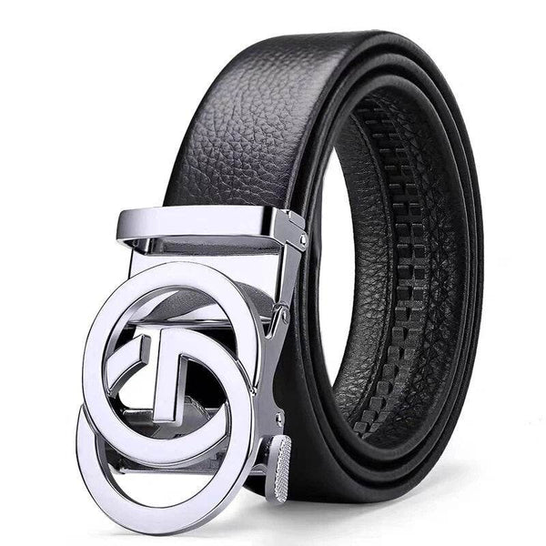 Sunglasses Mart Men's Automatic Leather Business Vintage Designer Belt - SunglassesMart