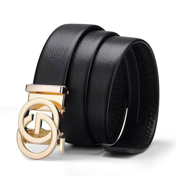 Sunglasses Mart Men's Automatic Leather Business Vintage Designer Belt - SunglassesMart