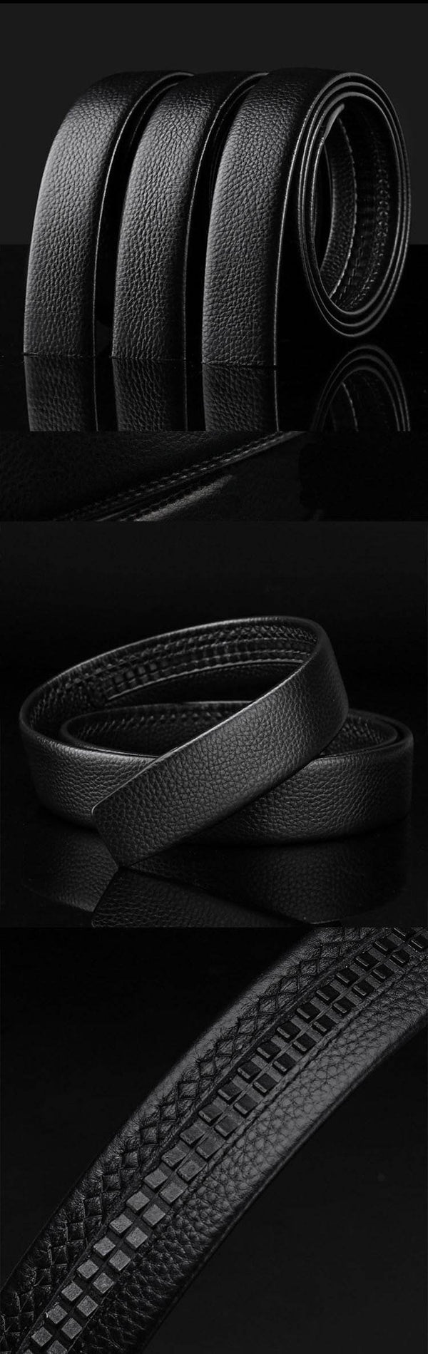 Sunglasses Mart Men's Automatic Leather Business Vintage Designer Belt - SunglassesMart