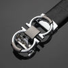 Sunglasses Mart Metal Design Auto Buckle Designer Genuine Leather Belt For Men - SunglassesMart