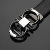 Sunglasses Mart Metal Design Auto Buckle Designer Genuine Leather Belt For Men - SunglassesMart