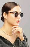 The Tea Oval Black Sunglass - SunglassesMart